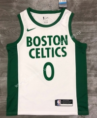 2021 City Edition Boston Celtics White #0 NBA Jersey-311