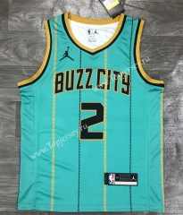2021 City Edition Charlotte Hornets Green #2 NBA Jersey-311