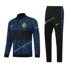 2021-2022 Inter Milan Royal Blue Thailand Soccer Jacket Uniform-411