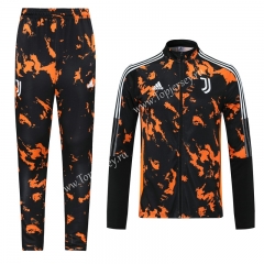 2021-2022 Juventus Black&Orange ( Ribbion ) Thailand Soccer Jacket Uniform-LH