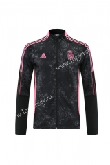 Player Version 2021-2022 Real Madrid Black ( Ribbion ) Thailand Soccer Jacket -LH