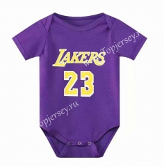 Los Angeles Lakers Purple #23 Baby Uniform-CS