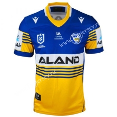 2021 Manna Fish Home Yellow&Blue Thailand Rugby Jersey