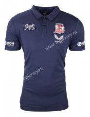 2021 Australia Roosters Royal Blue Thailand Rugby Shirt