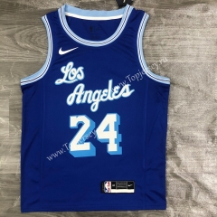 2021-2022 Retro Version Angeles Lakers Blue #24 NBA Jersey-311
