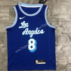 2021-2022 Retro Version Angeles Lakers Blue #8 NBA Jersey-311