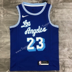 2021-2022 Retro Version Angeles Lakers Blue #23 NBA Jersey-311