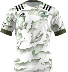 2021 Highlanders Away White Thailand Rugby Jersey