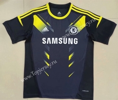 Retro Version 2012-2013 Chelsea 2nd Away Black Thailand Soccer Jersey AAA-HR