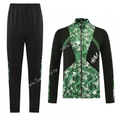 2021-2022 Special Version Manchester City Green Thailand Jacket Uniform-LH