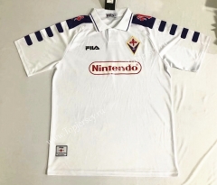 Retro Version 98-99 Fiorentina Away White Thailand Soccer Jersey AAA-HR