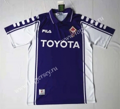 Retro Version 99-00 Fiorentina Home Purple Thailand Soccer Jersey AAA-HR