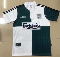 Retro Version 1995-1996 Liverpool White&Green Thailand Soccer Jersey AAA-908