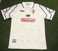 Retro Version 97-98 Fiorentina Away White Thailand Soccer Jersey AAA-503