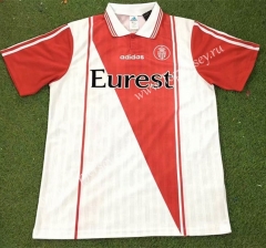 Retro Version 96-97 Monaco Home Red & White Thailand Soccer Jersey AAA-503