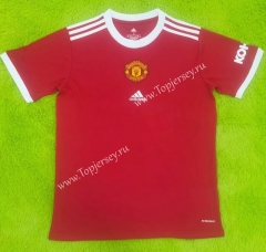 Retro Version Manchester United Home Red Thailand Soccer Jersey AAA-C2128
