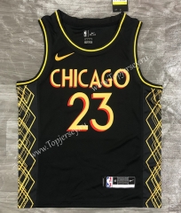 City Edition 2020-2021 Chicago Bulls Black #23 NBA Jersey-311