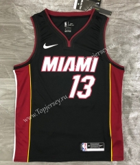 Miami Heat Black V Collar #13 NBA Jersey-311