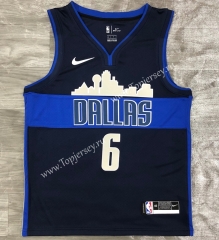 Iceberg Version Dallas Mavericks Dark Blue #6 NBA Jersey-311