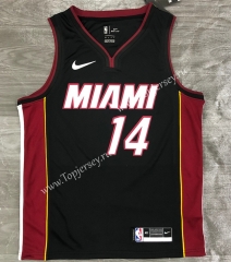 Miami Heat Black V Collar #14 NBA Jersey-311