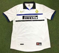 Retro Version 98-99 Inter Milan Away White Thailand Soccer Jersey AAA-503