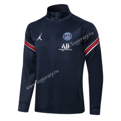 2021-2022 Jordan Paris SG Royal Blue Thailand Soccer Jacket -815