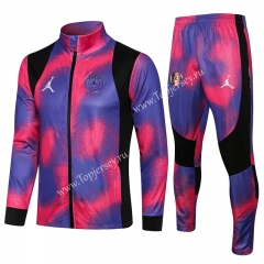 2021-2022 Jordan Paris SG Purple Thailand Soccer Jacket Unifrom -815