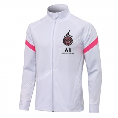 2021-2022 Jordan Paris SG White Thailand Soccer Jacket -815