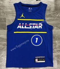 2021-2022 All Stars Blue #1 NBA Jersey-311