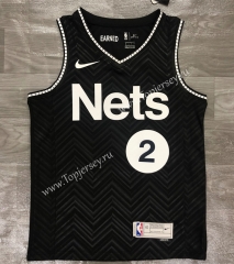 2021 Earned Edition Brooklyn Nets Black #2 NBA Jersey-311