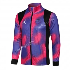 2021-2022 Jordan Paris SG Purple Thailand Soccer Jacket -815