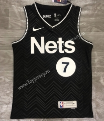 2021 Earned Edition Brooklyn Nets Black #7 NBA Jersey-311