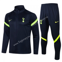 2021-2022 Tottenham Hotspur Royal Blue Thailand Jacket Uniform-815