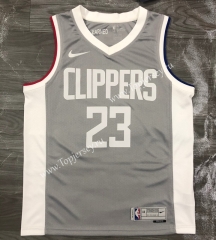 2021 Earned Edition Los Angeles Clippers Gray #23 NBA Jersey-311