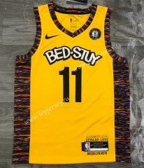 Commemorative Edition Brooklyn Nets Yellow #11 NBA Jersey-311