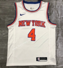 New York Knicks White #4 NBA Jersey-311