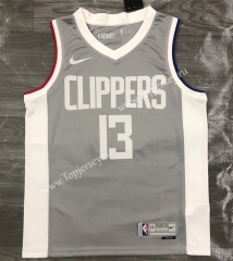 2021 Earned Edition Los Angeles Clippers Gray #13 NBA Jersey-311