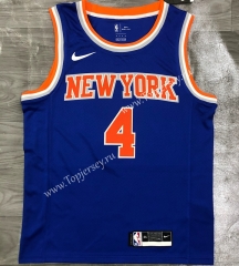 New York Knicks Blue #4 NBA Jersey-311