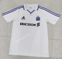 Retro Version 99-00 Olympique de Marseille Home White Thailand Soccer Jersey AAA-HR