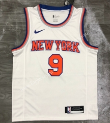 New York Knicks White #9 NBA Jersey-311