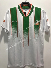 Without Chest Ad Retro Version 1994 Ireland Away White Thailand Soccer Jersey AAA-C1046