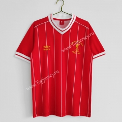 UEFA Champions League 1981-1984 Liverpool Home Red Thailand Soccer Jersey AAA-C1046