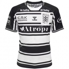 British League Version Hull F.C. White&Black Thailand Rugby Shirt
