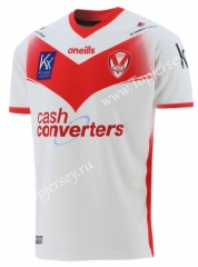 British League Version St Helens-Saints White&Red Thailand Rugby Shirt