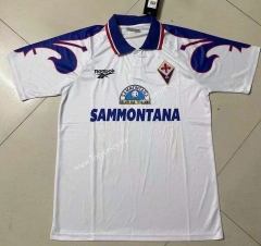 Retro Version 95-96 Fiorentina Away White Thailand Soccer Jersey AAA-422