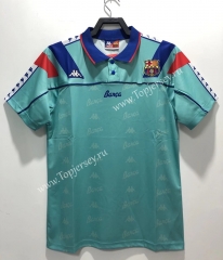 Retro Version 92-95 Barcelona Away Light Green Thailand Soccer Jersey AAA-811