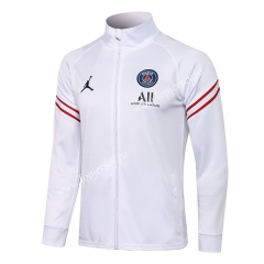 2021-2022 Jordan Paris SG White Thailand Soccer Jacket-815