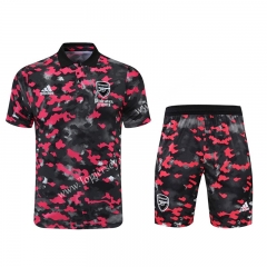 2021-2022 Arsenal Red&Black Thailand Soccer Polo Uniform-418