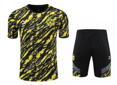 2021-2022 Borussia Dortmund Yellow&Black Training Soccer Uniform-418