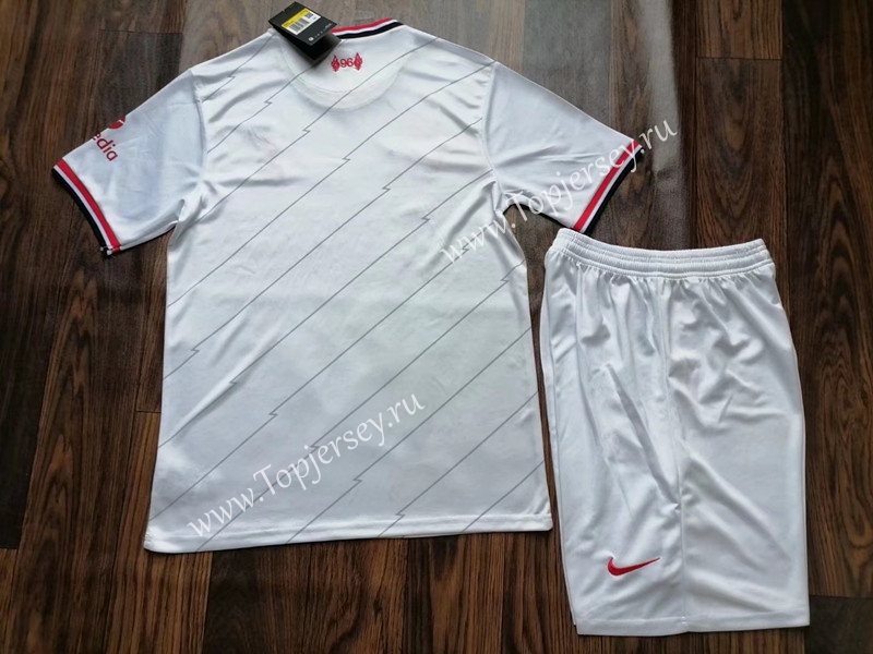 2021-2022 Liverpool White Soccer Uniform-709-Liverpool| topjersey
